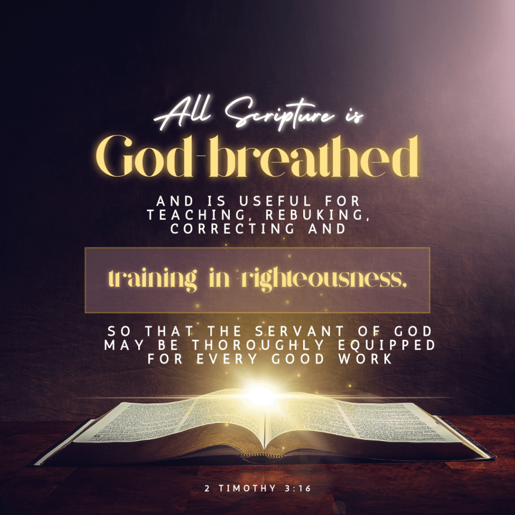 In the depths of God’s Word
